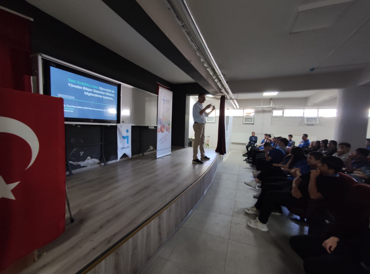 Gazi Anadolu Lisesi Öğrencilerine Program Tanıtımı